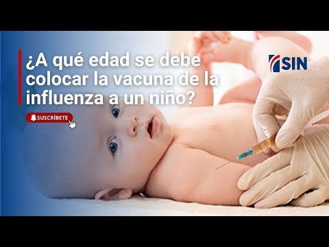 ¿A qué edad se debe colocar la vacuna de la influenza a un niño?