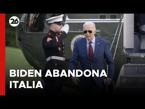 EEUU | Biden abandonó Italia tras la cumbre del G7