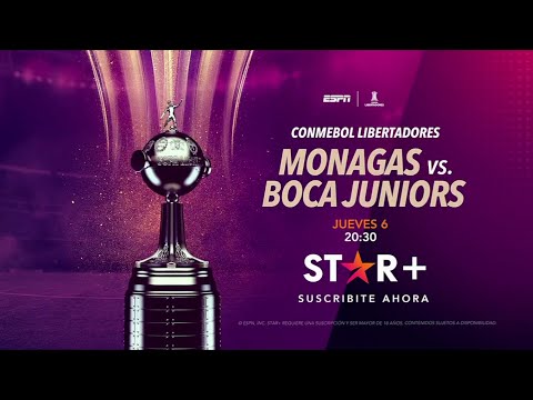 Monagas VS. Boca Juniors - Copa CONMEBOL Libertadores 2023 - Fase de Grupos - Star+ PROMO