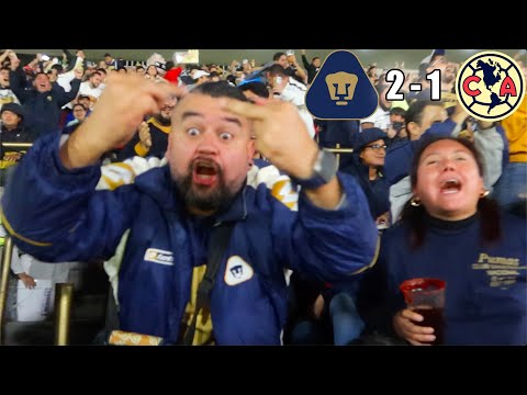 ME AGREDIERON EN CU Y ME TUVE QUE IR DEL ESTADIO, ESTO SUCEDIÓ EN EL PUMAS 2-1 AMÉRICA