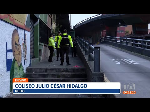 Policía realiza operativos de desalojo de personas en situación de calle en el centro de Quito