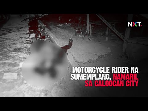 Motorcycle rider na sumemplang, namaril sa Caloocan City | NXT