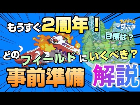 もうすぐ2周年！『事前準備と立ち回り』徹底解説しました【ポケモンスリープ】