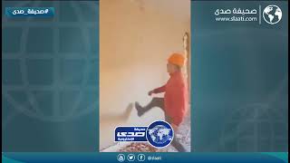 عامل بناء شاف الموت