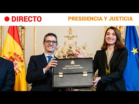 SÁNCHEZ GOBIERNO:  BOLAÑOS toma la CARTERA de JUSTICIA de manos de LLOP | RTVE Noticias