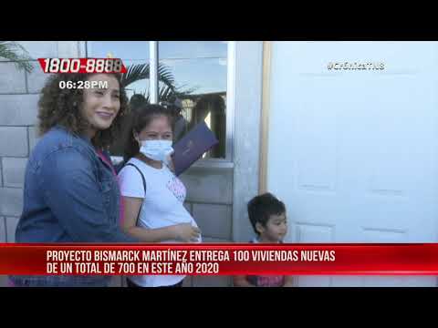 ALMA entrega 100 nuevas casas del Proyecto Bismarck Martínez en Managua - Nicaragua