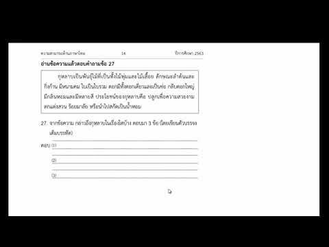 อ่านจับใจความNT