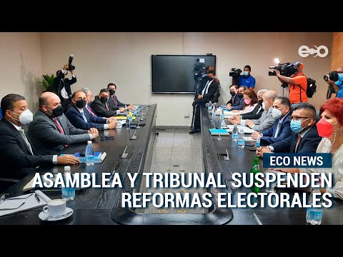 Anuncian suspensión del primer debate de reformas electorales | #EcoNews
