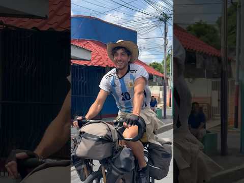 Un Argentino recorriendo Nicaragua en bicicleta   #nicaragua #noticias