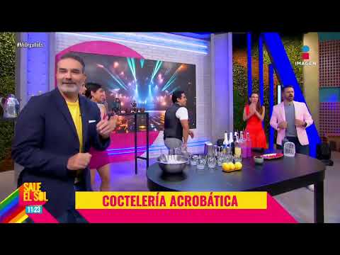 ¡Mauricio Islas DEMOSTRÓ sus habilidades en la Coctelería acrobática!