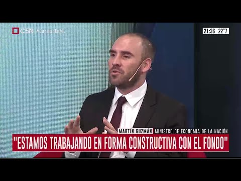 Entrevista al ministro de Economía Martín Guzmán en Minuto Uno (parte 2)