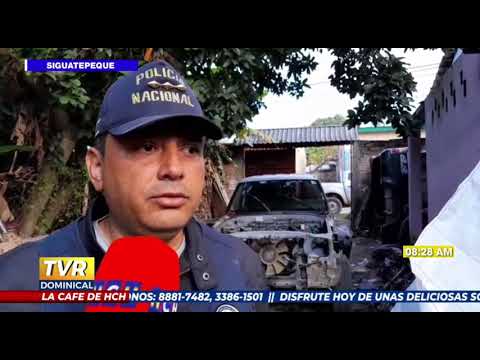 Policía allana vivienda donde desmantelaban vehículos “robados” en Siguatepeque