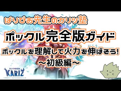 【カリツの伝説】ポックル完全ガイド！ポックルを強くして火力を出そう！初級編【カリツ塾】