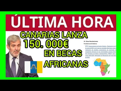 CLAVIJO LANZA EN CANARIAS BECAS AFRICANAS PARA ESTUDIOS