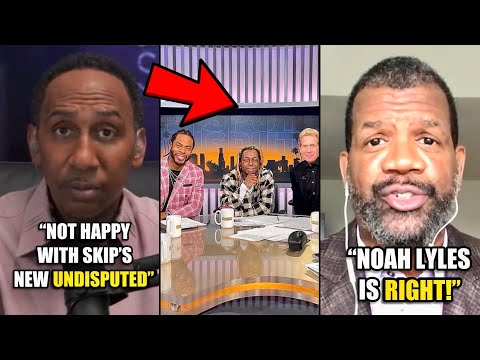 Stephen A Smith REACTS To Skip Bayless New Undisputed,Rob Parker Chris broussard Agree W/ Noah Lyles