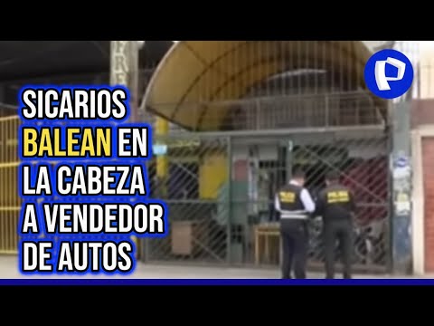 San Miguel: presuntos sicarios atacan a balazos a vendedor de autos (1/2)