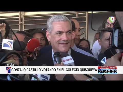 Gonzalo Castillo PLD ejerce derecho al Voto y hace llamado a confiar en la JCE - NoticiasSIN