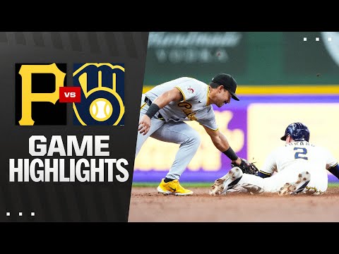 Pirates vs. Brewers Game Highlights (6/24/25) | MLB Highlights