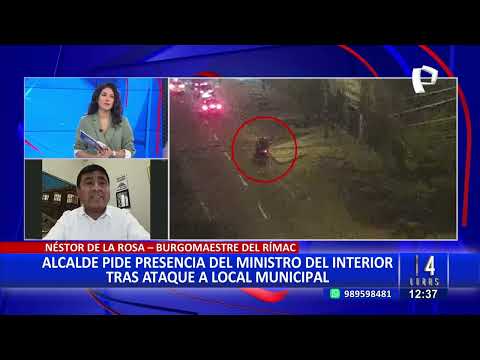 24Horas ENTREVISTA | Alcalde del Rímac pide presencia del Mininter tras ataque a comuna