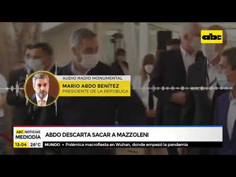 Mario Abdo descarta cambiar a Julio Mazzoleni