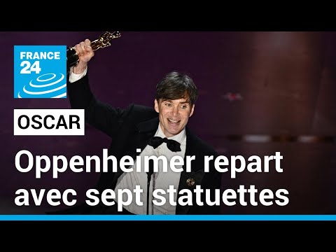 Oscars : Oppenheimer repart avec sept statuettes, et les plus prestgieuses • FRANCE 24