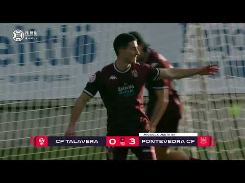 하이라이트 #프리메라 페데라시온 | 탈라베라 0-4 Pontevedra CF | 라운드 22 | 시즌 2025/26