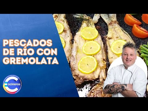 PESCADOS DE RÍO a la chapa con GREMOLATA: ¡Clase magistral con Lucio Marini!