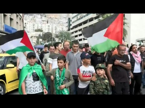 Cisjordanie: rassemblement à Naplouse en soutien à Gaza | AFP Images