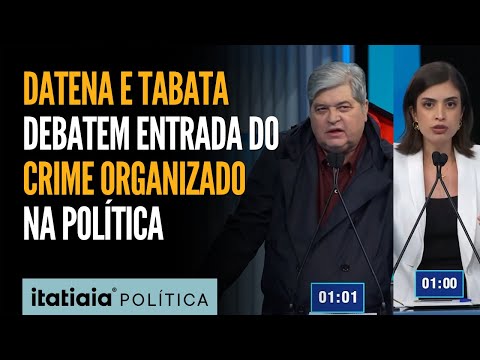 DEBATE EM SP: DATENA E TABATA DEBATEM SOBRE COMBATE AO CRIME ORGANIZADO NO ESTADO