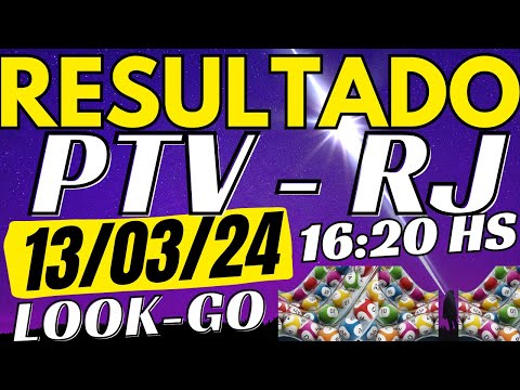 Resultado do jogo do bicho ao vivo - PTV - Look - 16:20 13-03-24