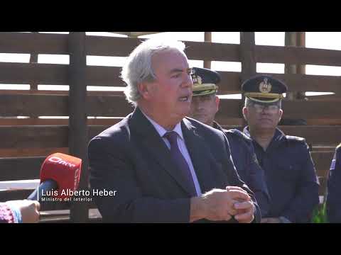 Ministro Heber inauguró polígono de tiro en Maldonado denominado Dr. Jorge Larrañaga.