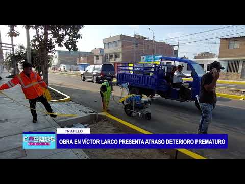 Trujillo: Obra en Víctor Larco presenta atraso y deterioro prematuro