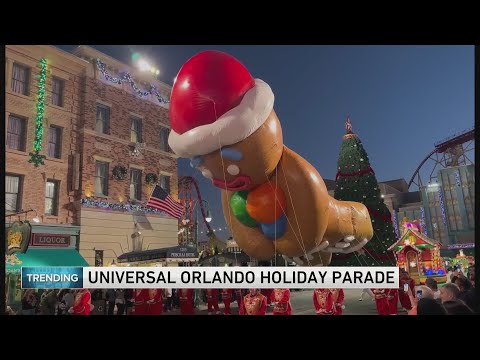 Universal Orlando 'Holidays' celebration features giant balloon parade and plenty of The Grinch