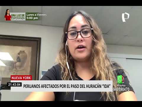 Peruanos en Nueva York sufren estragos tras el huracán Ida