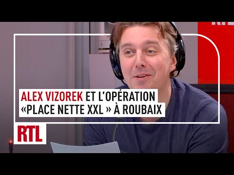Alex Vizorek et l'opération Place Nette XXL à Roubaix