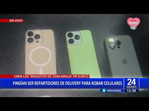 24Horas VIVO | Surco: fingían ser repartidores de delivery para robar celulares