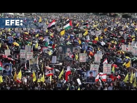 Multitudinarias protestas en Saná y Amán en apoyo a Palestina y Líbano