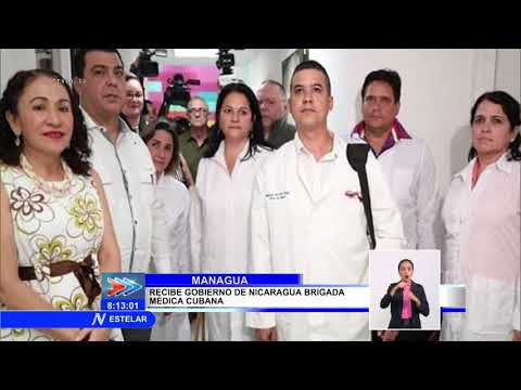 Arriba a Nicaragua una brigada médica cubana para ayudar ante la propagación del COVID 19