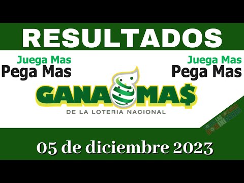 LOTERIA GANA MAS (05/12/2023) | TODAS LAS LOTERIAS DOMINICANAS