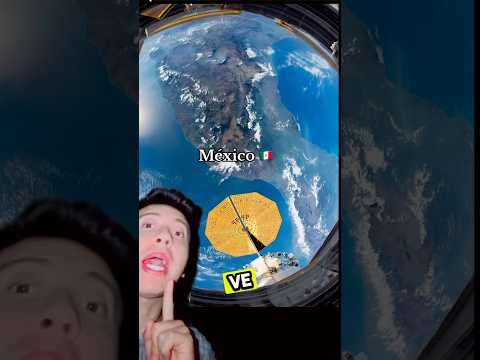 PAÍSES Y CIUDADES VISTAS DESDE EL ESPACIO!#short #paises #espacio #sabiasque #mexico