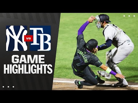 Yankees vs. Rays Game Highlights (4/18/25) | MLB Highlights