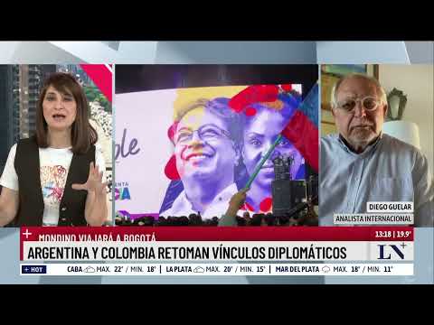 Argentina y Colombia retoman vínculos diplomáticos: Mondino viajará a Bogotá