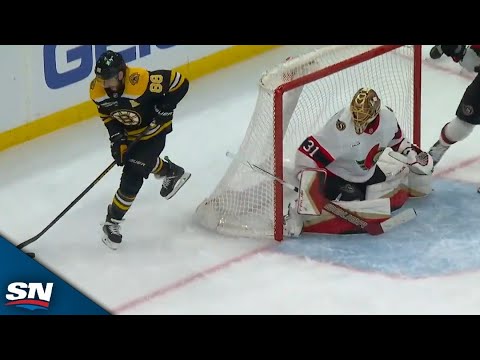 Bruins David Pastrnak Delivers Slick Spin-O-Rama Feed To Set Up Morgan Geekie goal