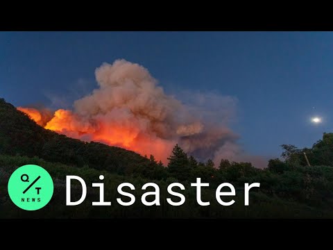 California Wildfires: El Dorado Fire in San Bernadino Fills Hills With Smoke