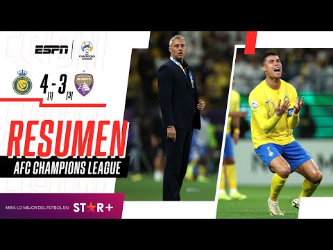 ¡EL EQUIPO DE CRESPO ELIMINÓ AL DE CR7 POR PENALES Y ESTÁ EN SEMIS! | Al-Nassr 4-3 Al-Ain | RESUMEN