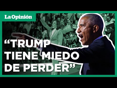 Barack Obama dice que  Trump es “peligroso” y Kamala Harris una campeona | La Opinión