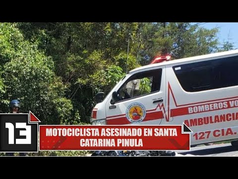 Motociclista asesinado en Santa Catarina Pinula
