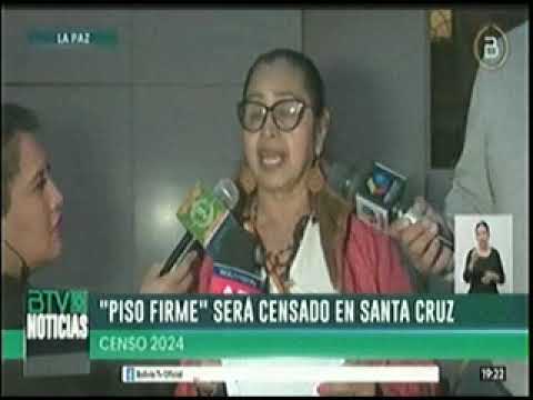 13032024   MAIDA PEÑA   PISO FIRME SERA CENSADO EN SANTA CRUZ   BOLIVIA TV