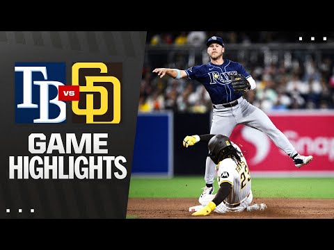 Rays vs. Padres Game Highlights (4/26/25) | MLB Highlights