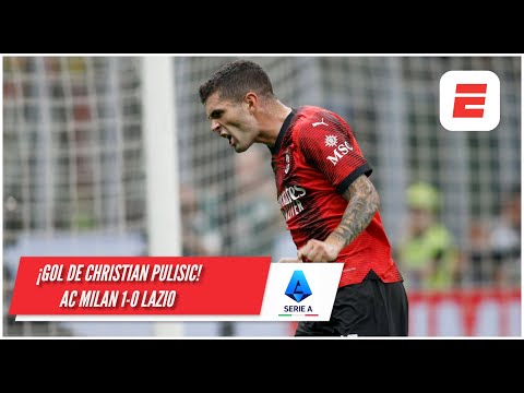 Pulisic anotó un golazo para el 1-0 del Milan ante la Lazio. ¡Apareció el Capitán América | Serie A